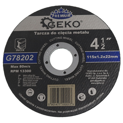 TARCZA DO CIĘCIA STALI 115X1,2X22MM-347556710