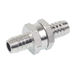 ZAWÓR ZWROTNY PALIWA WĄŻ FI  6MM PROSTY ALUMINIOWY-347556937