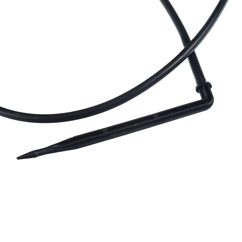 KROPLOWNIK PATYKOWY Z WKŁUWKĄ I WĘŻYKIEM 50cm - KĄTOWY-347557069