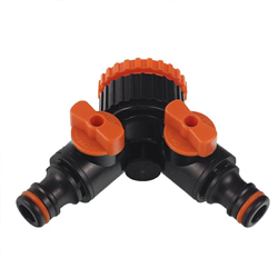 PRZYŁĄCZE KRANOWE 3/4", 1" ROZDZIELACZ Z DWOMA NIEZALEŻNYMI ZAWORAMI-347557125