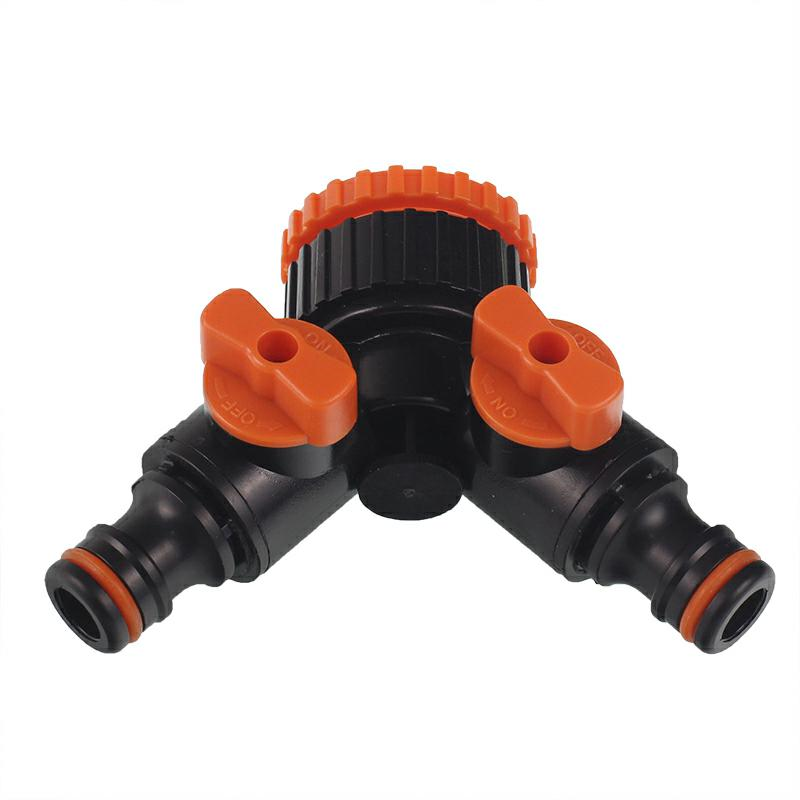 PRZYŁĄCZE KRANOWE 3/4", 1" ROZDZIELACZ Z DWOMA NIEZALEŻNYMI ZAWORAMI-347557125