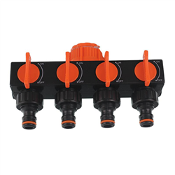 PRZYŁĄCZE KRANOWE 3/4", 1" ROZDZIELACZ Z CZTEREMA NIEZALEŻNYMI ZAWORAMI-347557129