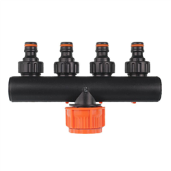 PRZYŁĄCZE KRANOWE 3/4", 1" ROZDZIELACZ Z CZTEREMA NIEZALEŻNYMI ZAWORAMI-347557130
