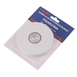 TAŚMA PIANKOWA DWUSTRONNA 5000X20MM BIAŁA-347557462