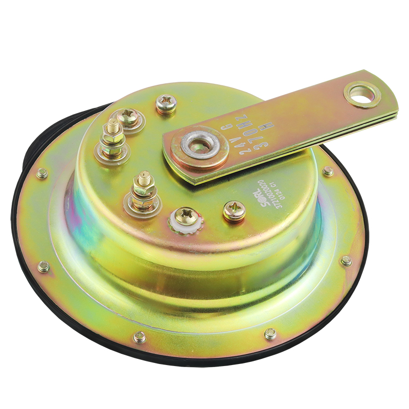 SYGNAŁ DŹWIĘKOWY ELEKTRYCZNY OKRĄGŁY 24V,130MM - MB-347557770