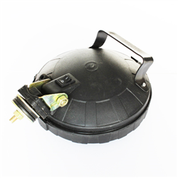 LAMPA ROBOCZA OKRĄGŁA Z KRATKĄ + WŁĄCZNIK 8724.3.09-347914470