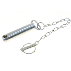 SWORZEŃ ZACZEPU DOLNEGO LISTWOWEGO C-385 FI 25MM, L=130MM, +  ŁAŃCUCH + ZAWLECZKA-347559460