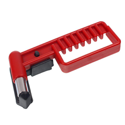 MŁOTECZEK DO WYBIJANIA SZYB KPL. Z RĄCZKĄ, Z WIESZAKIEM, DŁUGOŚĆ 19CM-347559760