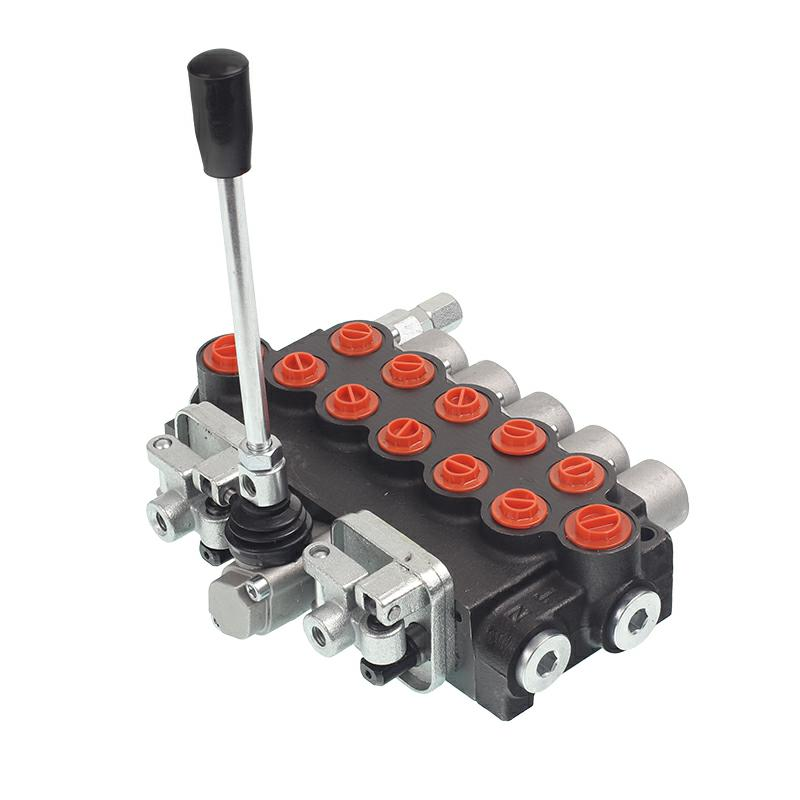 ROZDZIELACZ HYDRAULICZNY 5-SEKCYJNY 40L/MIN + JOYSTICK-347560569