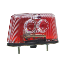 LAMPA OBRYSOWA BIAŁO-CZERWONA MULTICAR M25-347560839