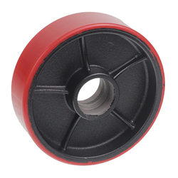 KOŁO PROWADZĄCE WÓZKA PALETOWEGO FI 180MM - POLIURETANOWE-347561132