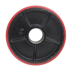 KOŁO PROWADZĄCE WÓZKA PALETOWEGO FI 180MM - POLIURETANOWE-347561134