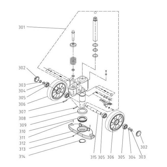 HYDRAULICZNY MECHANIZM PODNOSZENIA WÓZKA PALETOWEGO-347561137