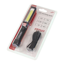 LATARKA WARSZTATOWA COB 2W 150LM 900MAH, MOCOWANIE NA 1X MAGNES I KLIPS-347562001