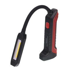 LATARKA WARSZTATOWA COB + 1 LED, 400LM, Z ELASTYCZNYM RAMIENIEM, MOCOWANIE NA MAGNES I HACZYK-347562018
