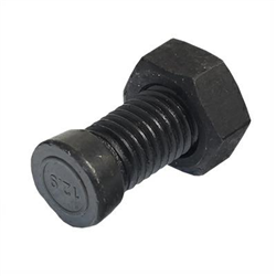 ŚRUBA PŁUŻNA M14X34, KLASA 12,9, DIN 934 Z NAKRĘTKĄ, JEDNOSTRONNIE ŚCIĘTA-347562909