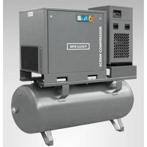 KOMPRESOR SPRĘŻARKA ŚRUBOWA 500L +OSUSZACZ+FILTRY - 15,0KW, 8/10/13BAR, ZBIORNIK POZIOMY-347563293