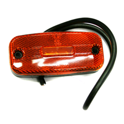 LAMPA OBRYSOWA POMARAŃCZOWA DIODOWA 5 DIOD, 24V-347563324