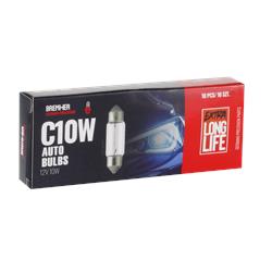 ŻARÓWKA C10W, 12V, 10W SV8,5, KPL. 10SZT.-347563608