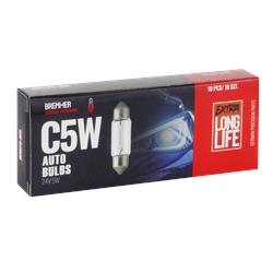 ŻARÓWKA C5W, 24V, 5W SV8,5, HOMOLOGACJA, KPL. 10SZT.-347564205