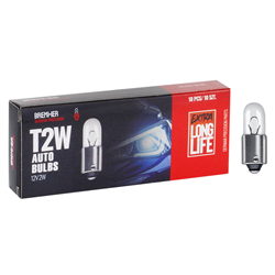 ŻARÓWKA T2W, 12V, 2W BA9S, HOMOLOGACJA, KPL. 10SZT.-347564266