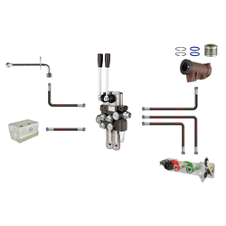 ZESTAW HYDRAULICZNY Z ZEWNĘTRZNYM ROZDZIELACZEM 2 SEKCYJNYM C-360, C-360-3P-347564453