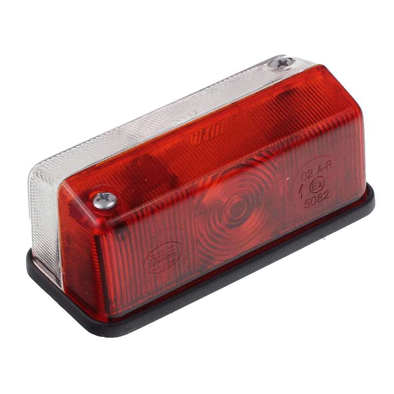 LAMPA OBRYSOWA BIAŁO-CZERWONA PRZYCZEPY LEWA/PRAWA-347564544