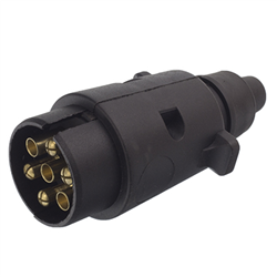 WTYCZKA 7/12V PLASTIKOWA, KONTAKTY SKRĘCANE, GUMOWA NASADKA-347564961
