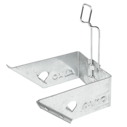 UCHWYT NA KLIN POD KOŁA METALOWY 125mm-347565132
