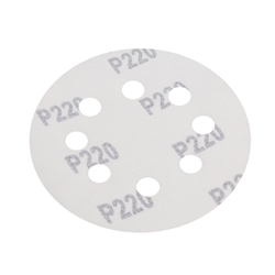 PAPIER ŚCIERNY - KRĄŻKI NA RZEP 125MM - 8 OTWORÓW, GRADACJA - 220-347565295