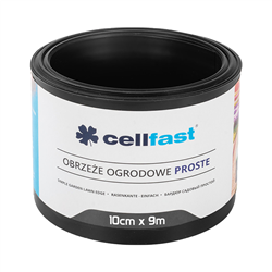 OBRZEŻE OGRODOWE PROSTE CZARNE - 10x900cm-347566195