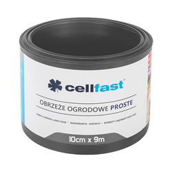 OBRZEŻE OGRODOWE PROSTE GRAFITOWE - 10x900cm-347566201