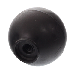 GAŁKA KULISTA M 6, FI 32MM - CZARNA-347566919