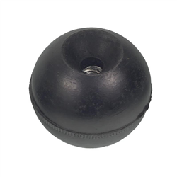 GAŁKA KULISTA M 6, FI 32MM - CZARNA-347566923