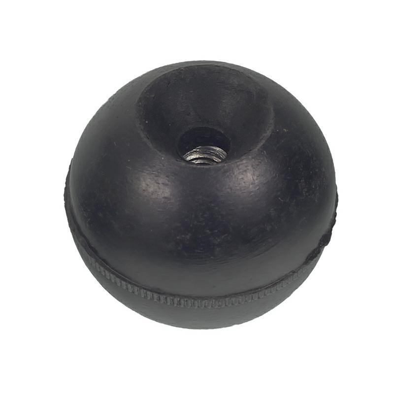 GAŁKA KULISTA M 6, FI 32MM - CZARNA-347566923
