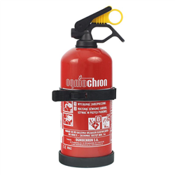 GAŚNICA PROSZKOWA 1KG + UCHWYT - TYP BC, HOMOLOGACJA-347567044