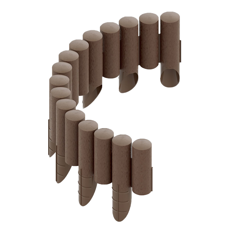 PALISADA OGRODOWA 4 STANDARD BRĄZOWA - 15,5x230cm-347567183