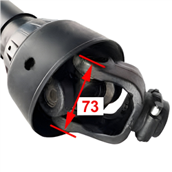 WAŁ ODBIORU MOCY WOM L= 510MM, TRÓJKĄTNY 300NM, 6 WPUSTÓW, KRZYŻAK 23,8X61,2-347567636