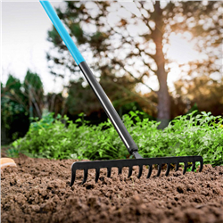 GRABIE PROSTE Z METALOWYM TRZONKIEM 14 ZĘBÓW, SZEROKOŚĆ ROBOCZA 370MM CELLPRO-347567859