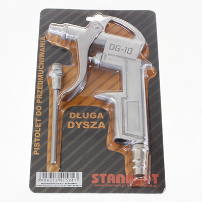 PISTOLET NA SPRĘŻONE POWIETRZE KRÓTKI+DŁ L= 80MM-347569350