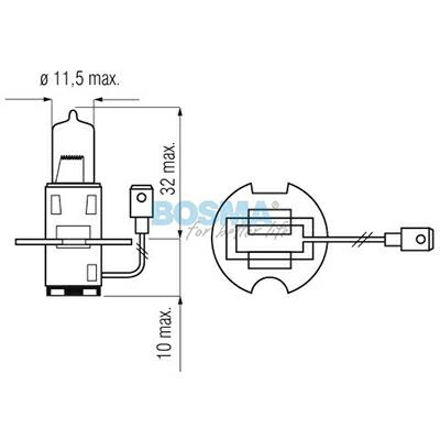 ŻARÓWKA H3, 24V, 100W PK22S, HOMOLOGACJA E13-347569937