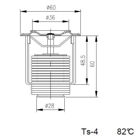 TERMOSTAT C-360, ZETOR (MIESZKOWY) 82°C-347178664