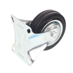 KÓŁKO KPL. Z UCHWYTEM DO WÓZKA SZTYWNE, FI 100MM-347570547