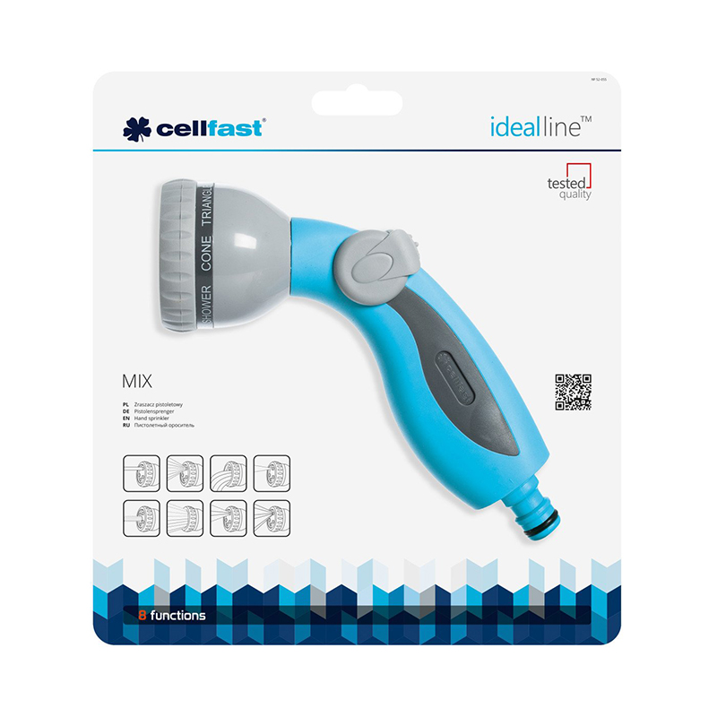 PISTOLET DO PODLEWANIA (ZRASZACZ PISTOLETOWY) 8-FUNKCYJNY MIX CELLPRO-347570826