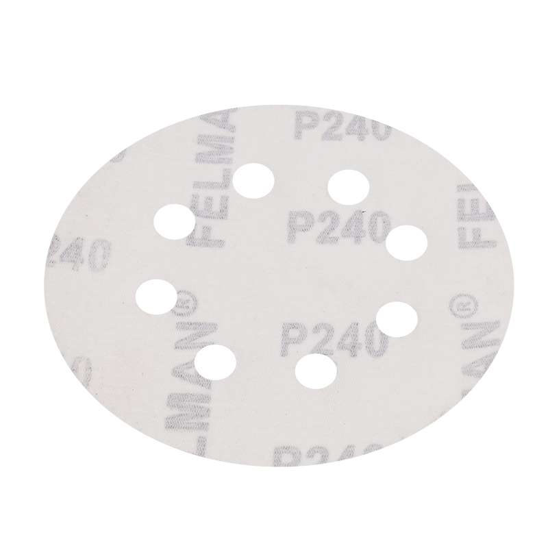 PAPIER ŚCIERNY - KRĄŻKI NA RZEP 125MM - 8 OTWORÓW, GRADACJA - 240-347570978