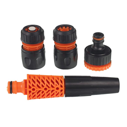 ZESTAW DYSZA PROSTA 1/2" ZE ZŁĄCZAMI 4-ELEMENTY, BLACK-ORANGE-347571276