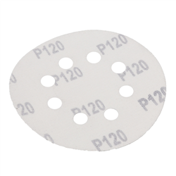 PAPIER ŚCIERNY - KRĄŻKI NA RZEP 125MM - 8 OTWORÓW, GRADACJA - 120-347571462