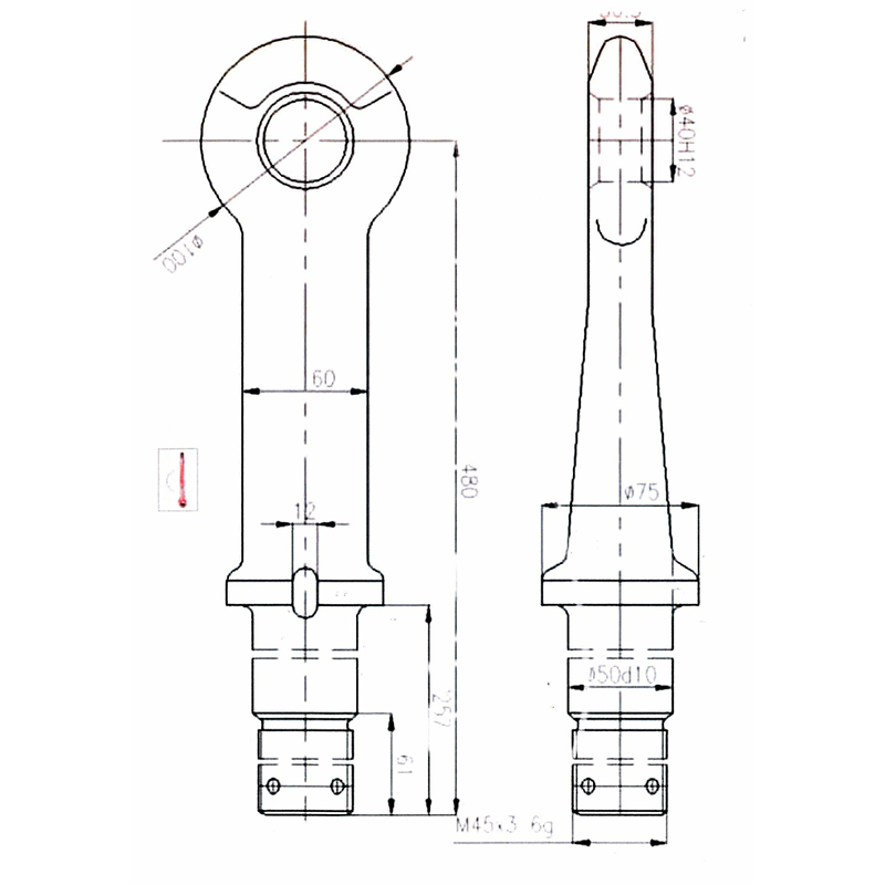 UCHO DYSZLA PRZYCZEPY D-50, 6070100001-347571943