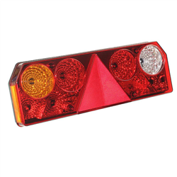 LAMPA TYLNA ZESP. EUROPOINT LEWA (ŻÓŁTA) II TYP - SCHMITZ - Z GNIAZDEM OKRĄGŁYM-347571960
