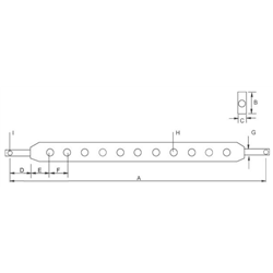 BELKA KAT. 3 - L=1085MM, B= 89.0MM 11 OTWORÓW-347572263